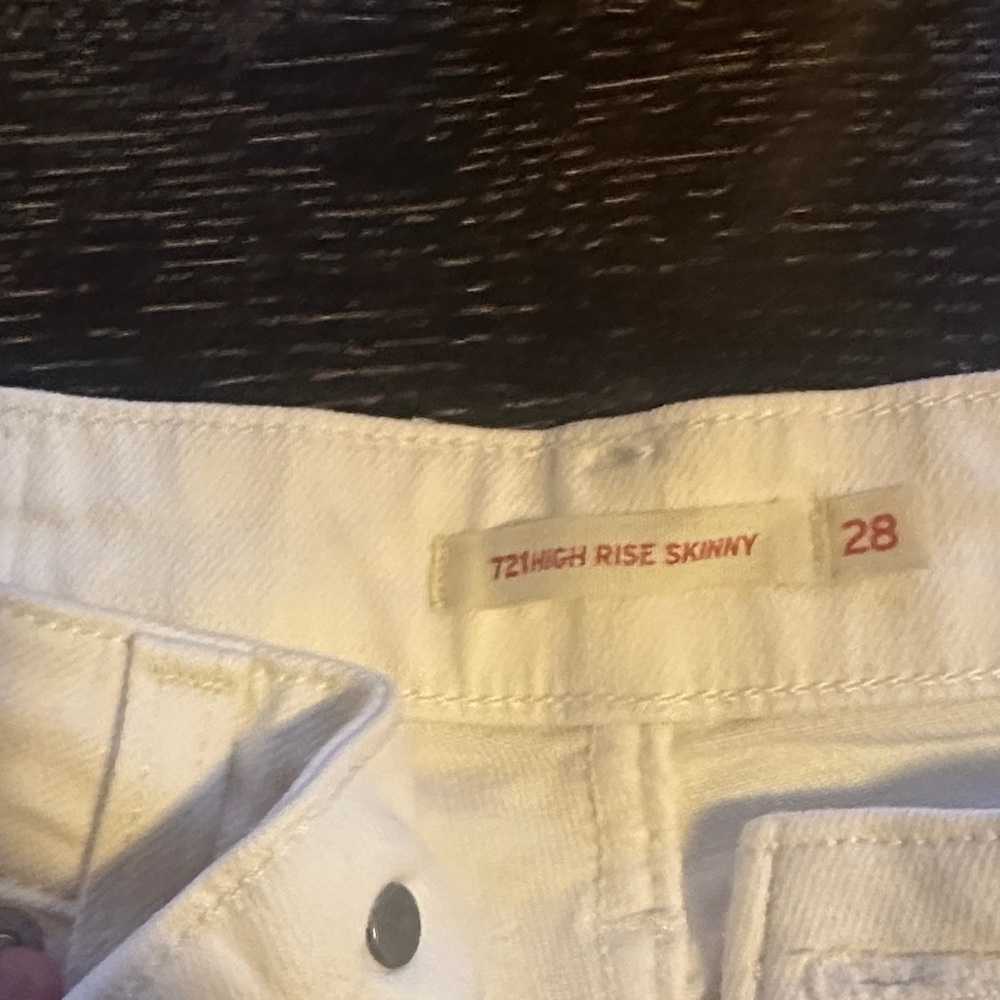 Levi's Off-White Denim Pants